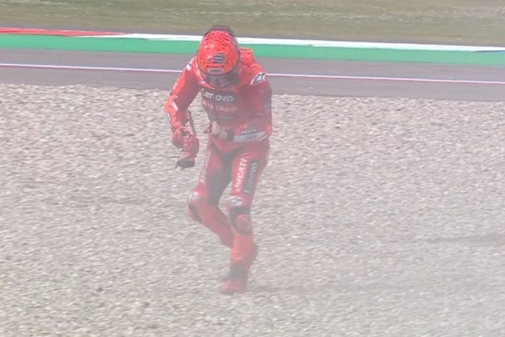 Caída Marc Márquez Assen