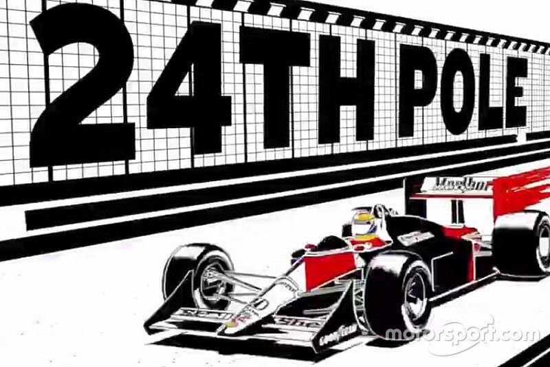 Pole de Senna em Mônaco em 1988 vira anime em vídeo da Honda