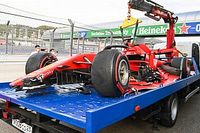 VIDEO: Vettel y su choque en Rusia que lo elimin&oacute; en la Q2