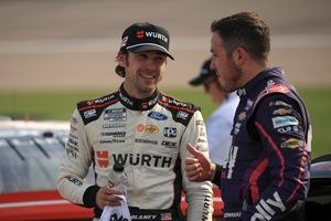 Ryan Blaney: &ldquo;I probably would have scared&rdquo; Kyle Larson with a few more laps