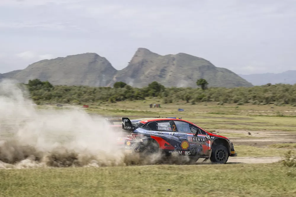 Oliver Solberg, Elliott Edmondson, Hyundai World Rally Team Hyundai i20 N Rally1