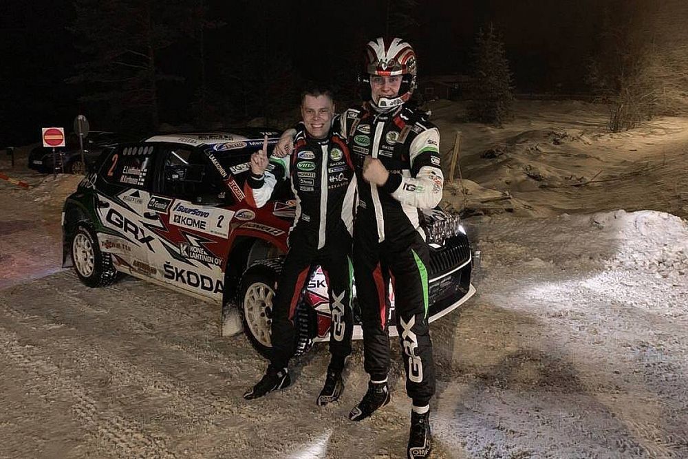 Emil Lindholm, Mikael Korhonen, Skoda Fabia R5 Evo