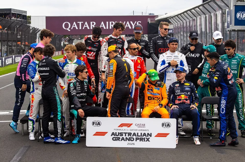 Foto de grupo de la parrilla de F1 2026