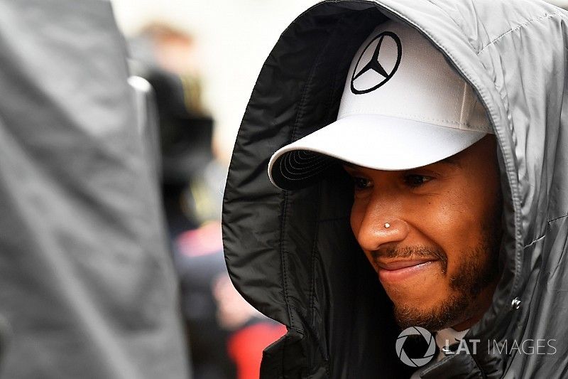 Lewis Hamilton, Mercedes AMG F1 after crashing in Q1