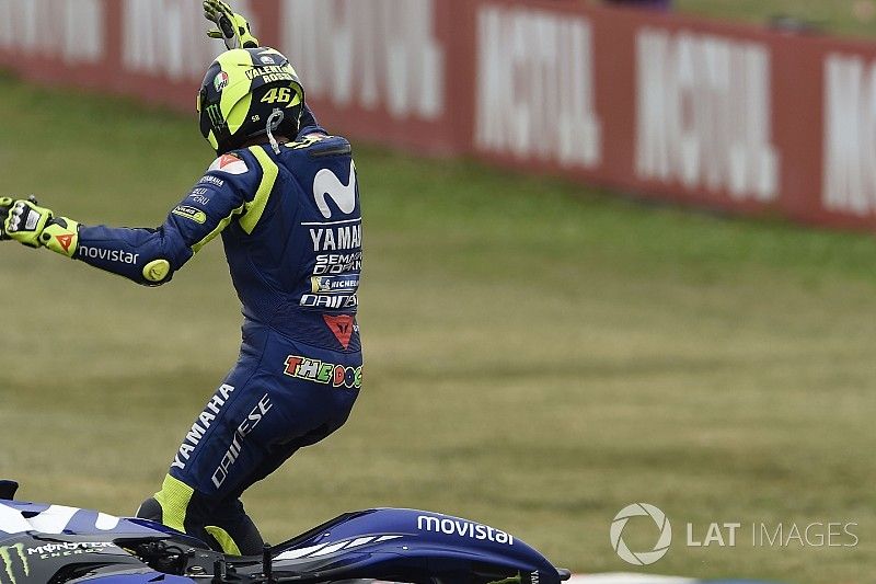 Accidente de Marc M&aacute;rquez, Repsol Honda Team y Valentino Rossi, Yamaha Factory Racing