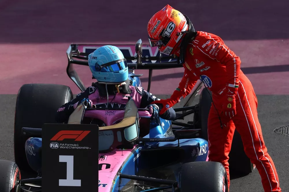 Charles Leclerc, Ferrari, Pierre Gasly, Alpine