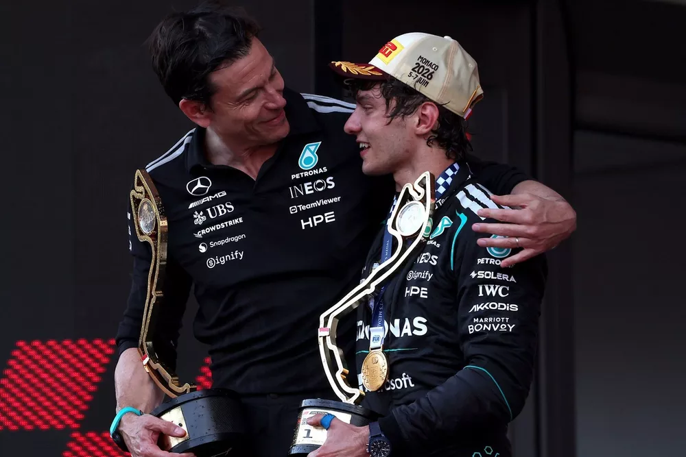 Andrea Kimi Antonelli, Mercedes, Toto Wolff, Mercedes