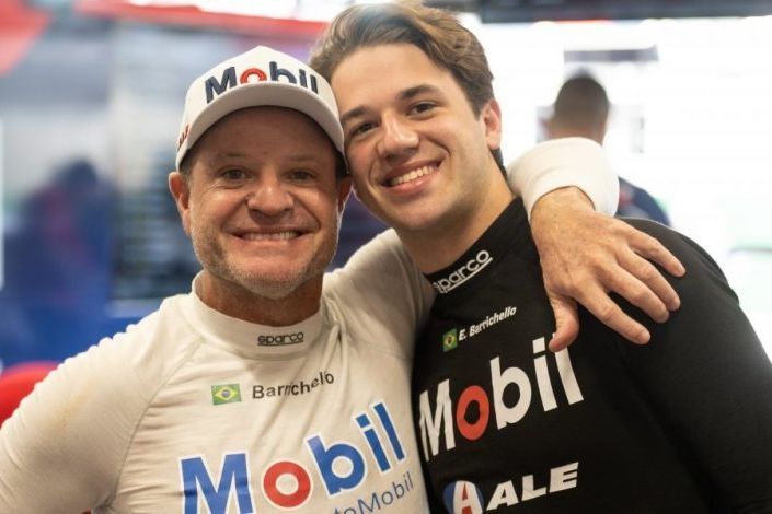Rubens e Dudu Barrichello