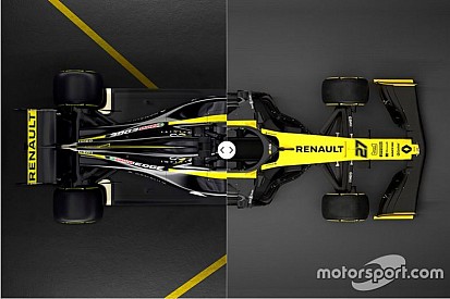 Comparación del Renault de F1 2019 vs. 2018