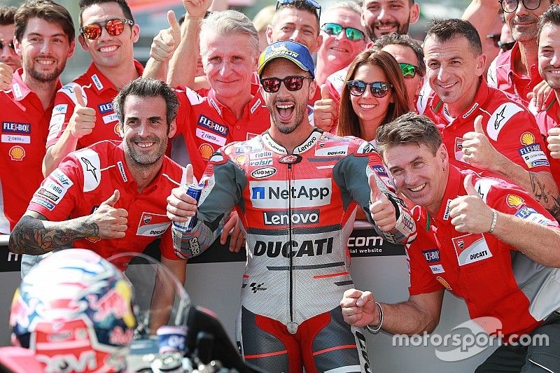 Ganador de la pole Andrea Dovizioso, Ducati Team