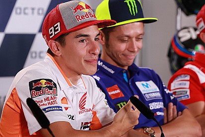 Márquez: "Me gustaría hacer las paces con Rossi"