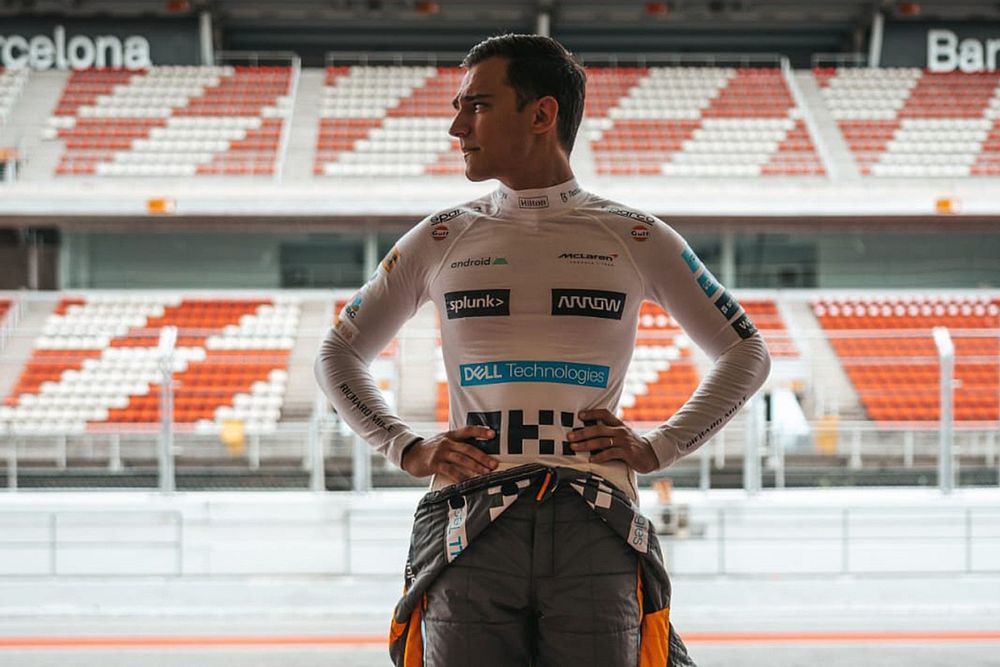 Alex Palou, test privado de McLaren F1 en Barcelona