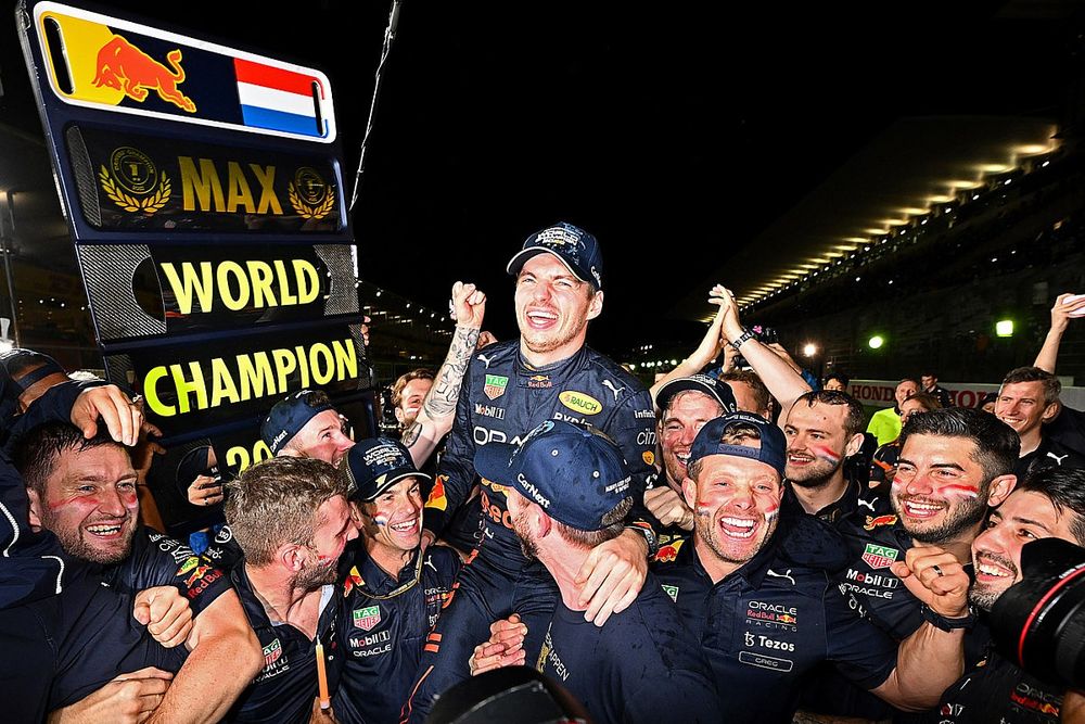 World Champion Max Verstappen, Red Bull Racing
