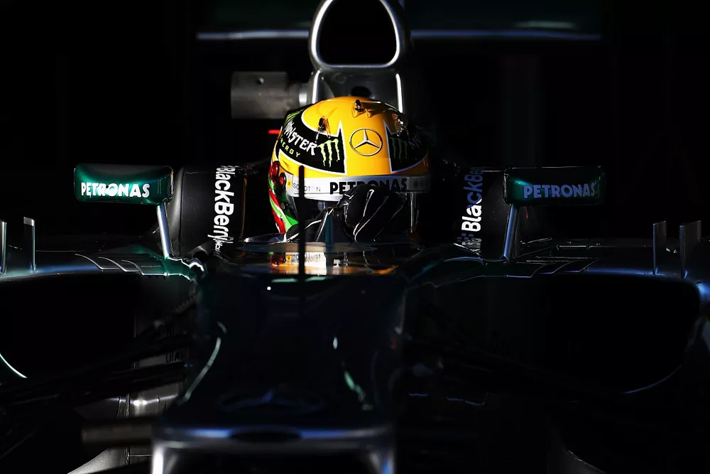 Lewis Hamilton (GBR) Mercedes AMG F1 W04.
Formula One Testing, Day 2, Jerez, Spain, Wednesday 6 February 2013.