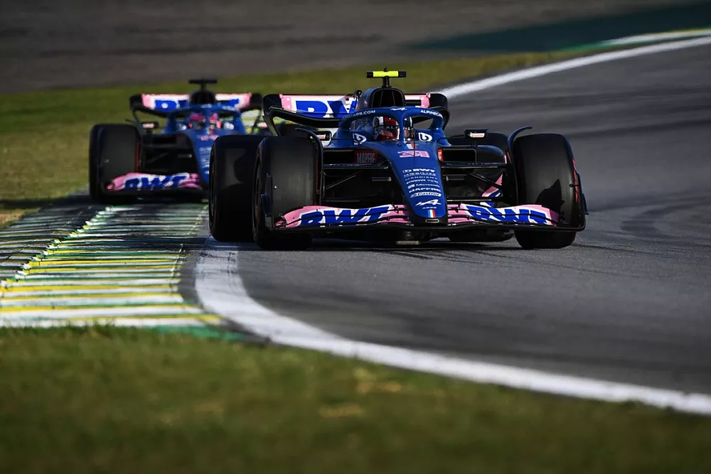 Esteban Ocon, Alpine A522, Fernando Alonso