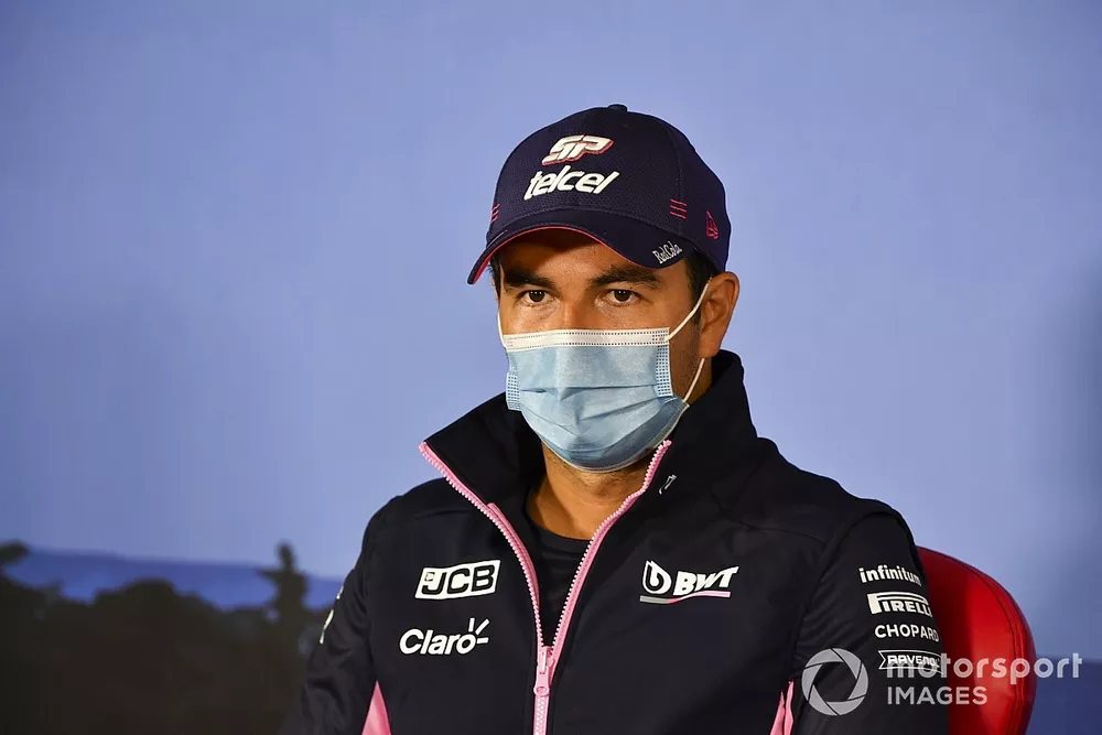 Sergio P&eacute;rez, Racing Point en la conferencia de prensa 
