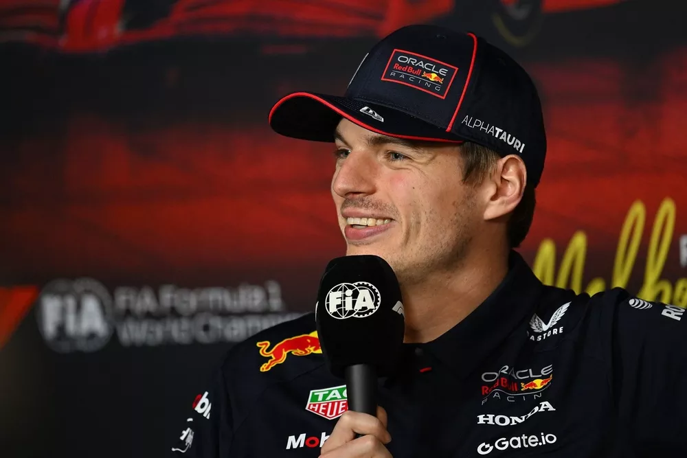 Max Verstappen, Red Bull Racing at the Press Conference