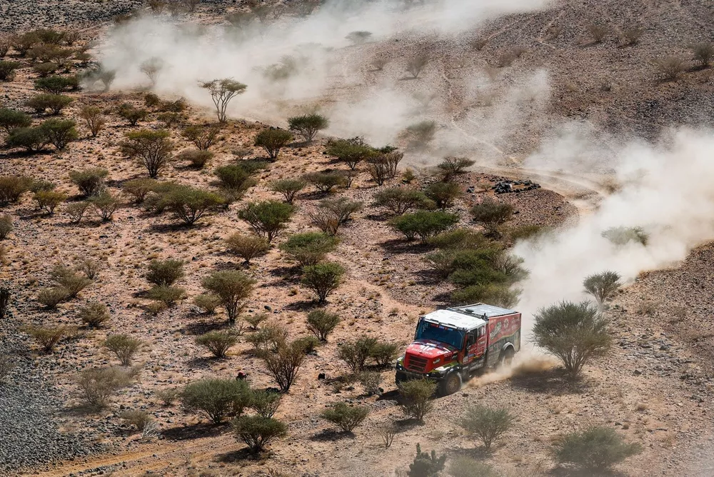 #601 Instatrade Loprais Team De Rooy FPT Iveco: Ales Loprais, Darek Rodewald, David Kripal