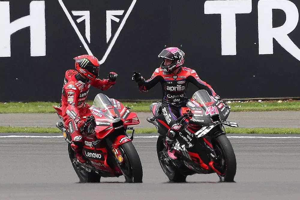 Francesco Bagnaia, Ducati Team, Aleix Espargaro, Aprilia Racing Team