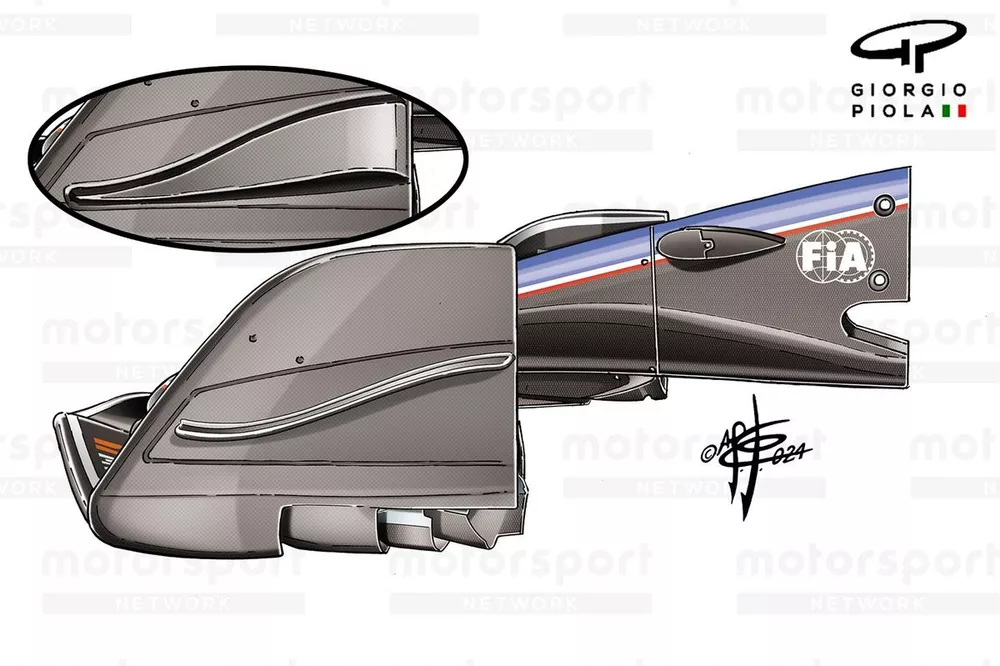 Williams FW46 new end plate
