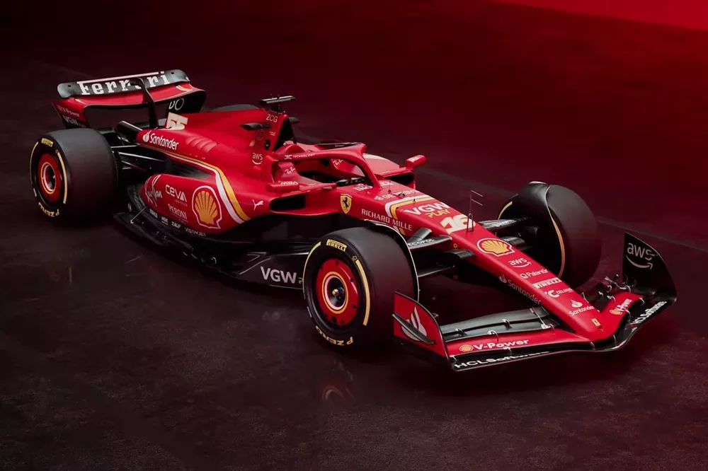 フェラーリ、”進化”した2024年の新車SF-24を発表。95％のパーツを変更