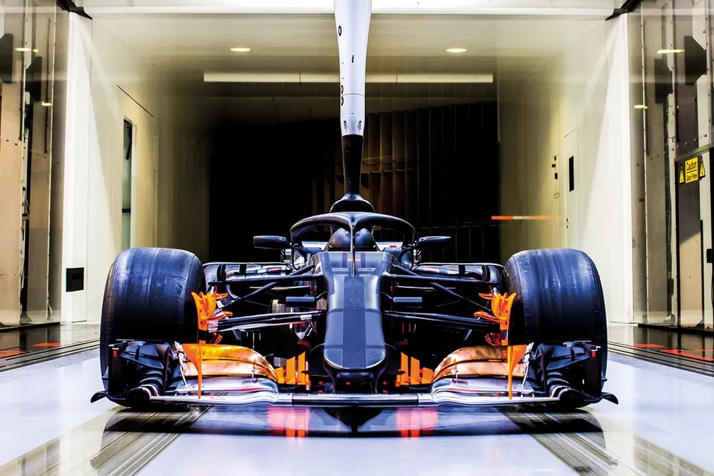 Mercedes wind tunnel