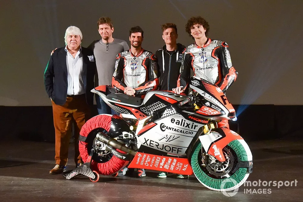 Simone Corsi, Lorenzo Baldassarri, Tommaso Marcon, MV Agusta Forward Racing
