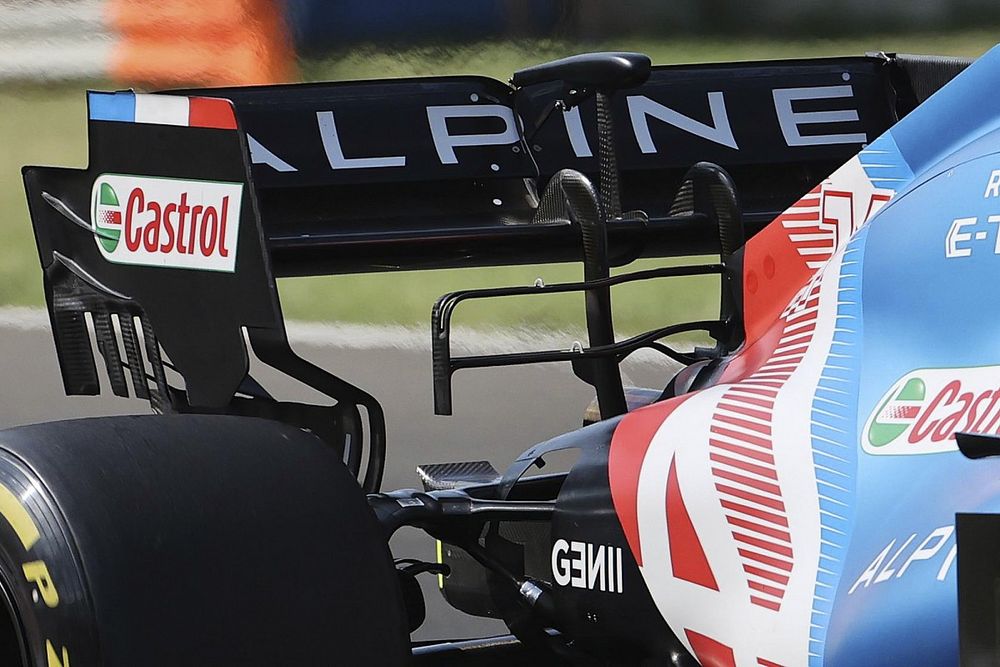 Alerón trasero del Alpine A521