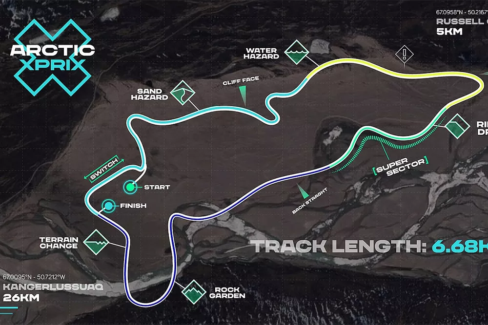  Artic X-Prix course