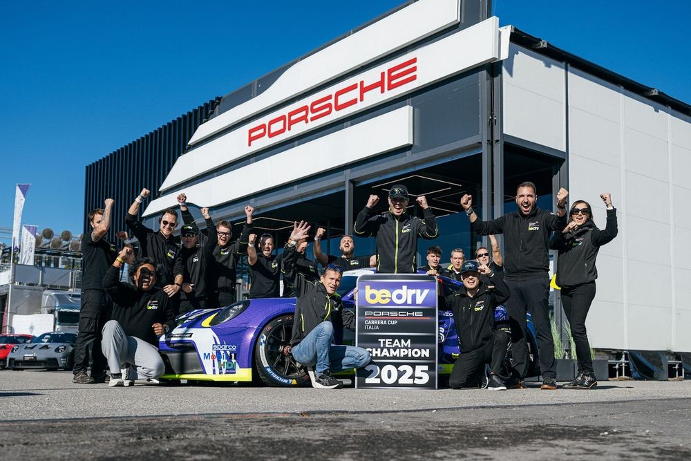 BeDriver campione Team nella Porsche Carrera Cup Italia 2025