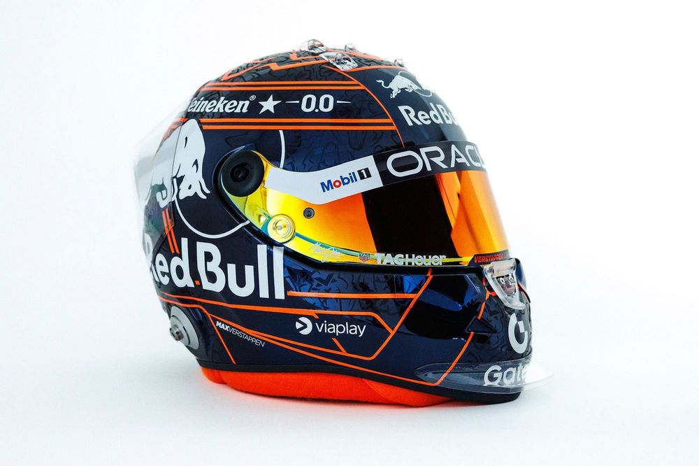 Casco de Max Verstappen, Red Bull Racing