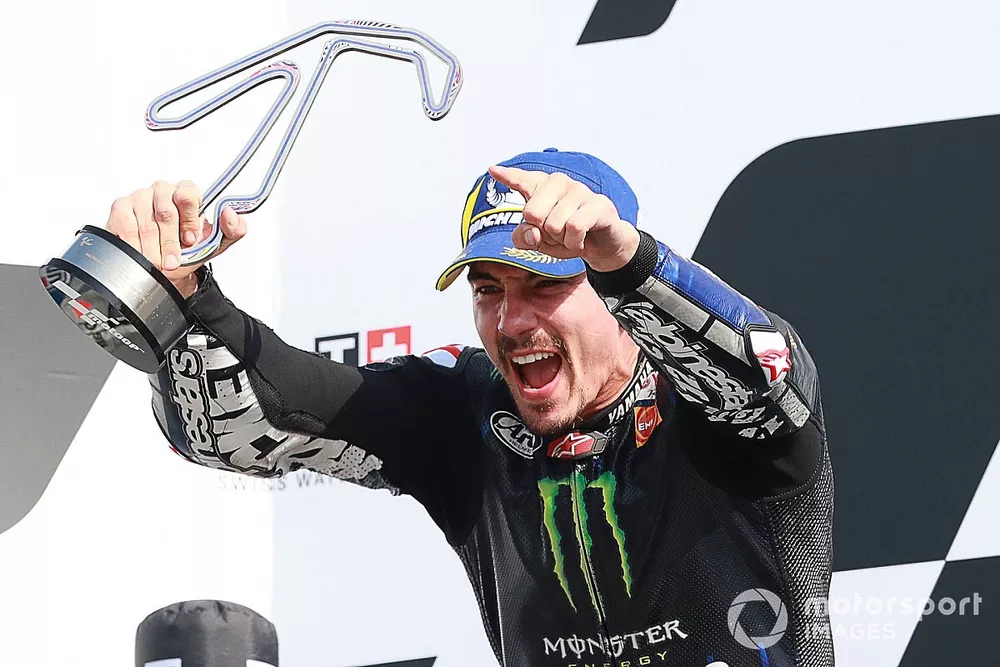 Race winner Maverick Vinales, Yamaha Factory Racing