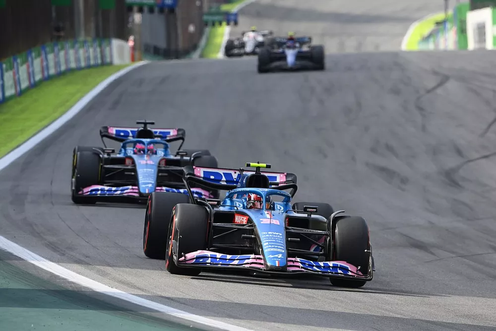 Esteban Ocon, Alpine A522, Fernando Alonso, Alpine A522