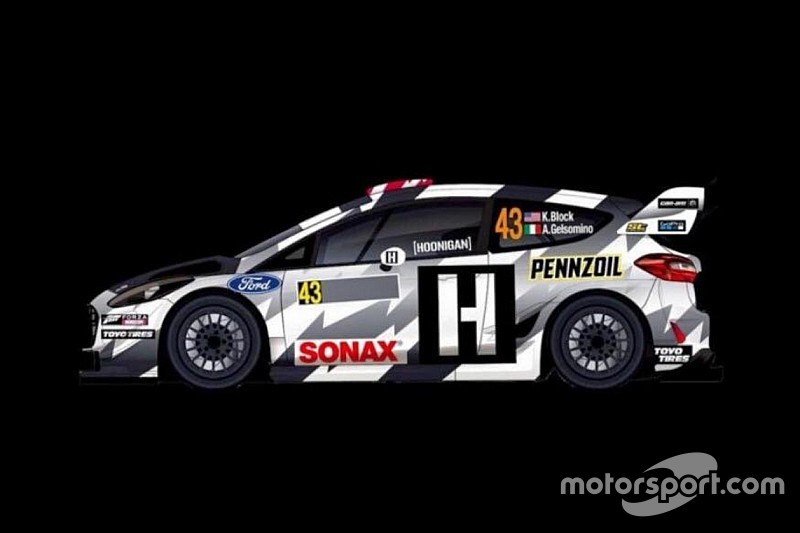 Ecco la livrea della Ford Fiesta WRC con cui Ken Block correrà al Rally di Catalogna