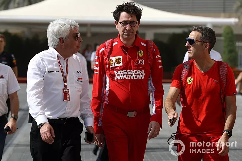 Roberto Dalla en Mattia Binotto, Ferrari Chief Technical Officer 