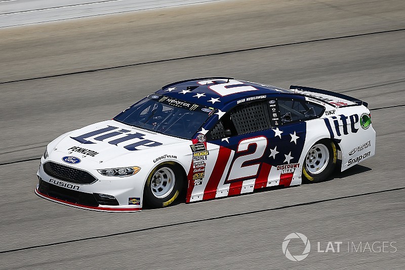Brad Keselowski leads the way in final practice at Chicagoland