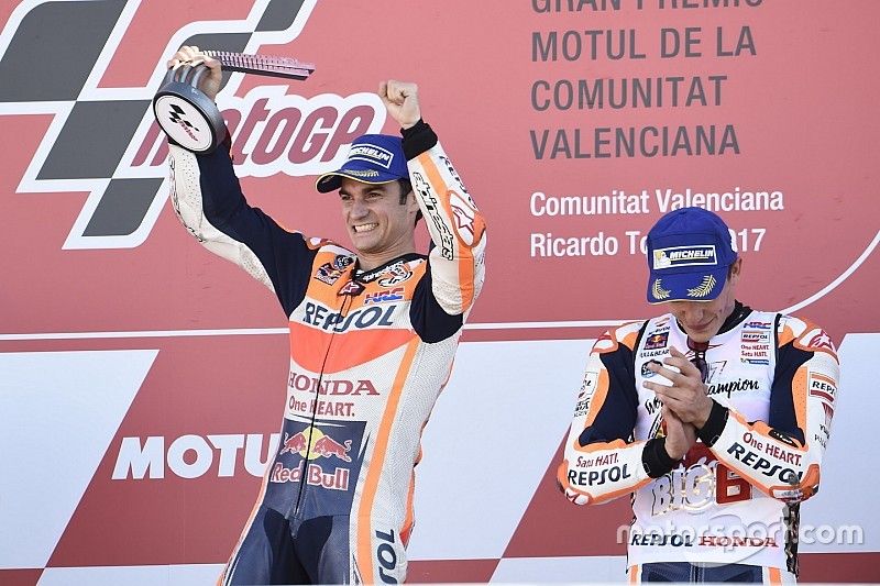Podio: Ganador de la carrera Dani Pedrosa, Repsol Honda Team