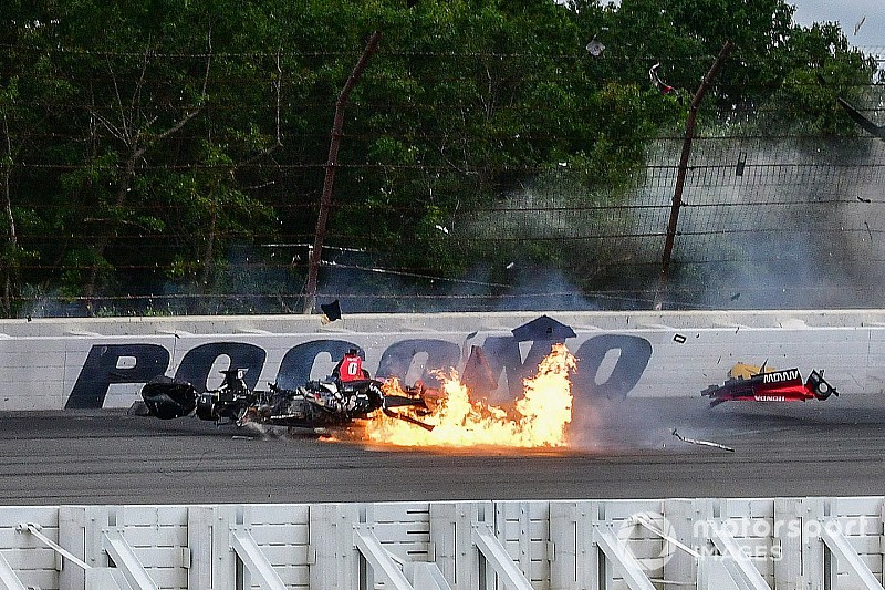 Fotogallery: ecco la sequenza del terribile incidente di Robert Wickens a Pocono