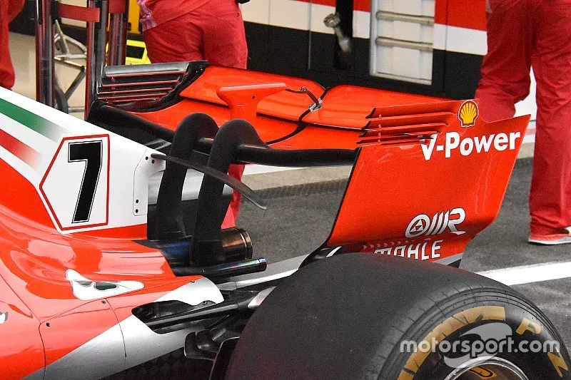 Aler&oacute;n trasero del Ferrari SF71H 