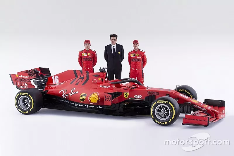 Sebastian Vettel, Ferrari, Charles Leclerc, Ferrari, Mattia Binotto, Director de Ferrari, Ferrari SF1000