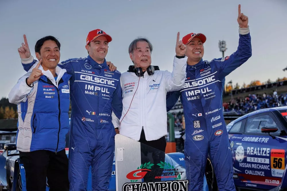 Kazuki Hiramine, Bertrand Baguette, Kazuyoshi Hoshino, Kazuki Hoshino, #12 Calsonic IMPUL Z