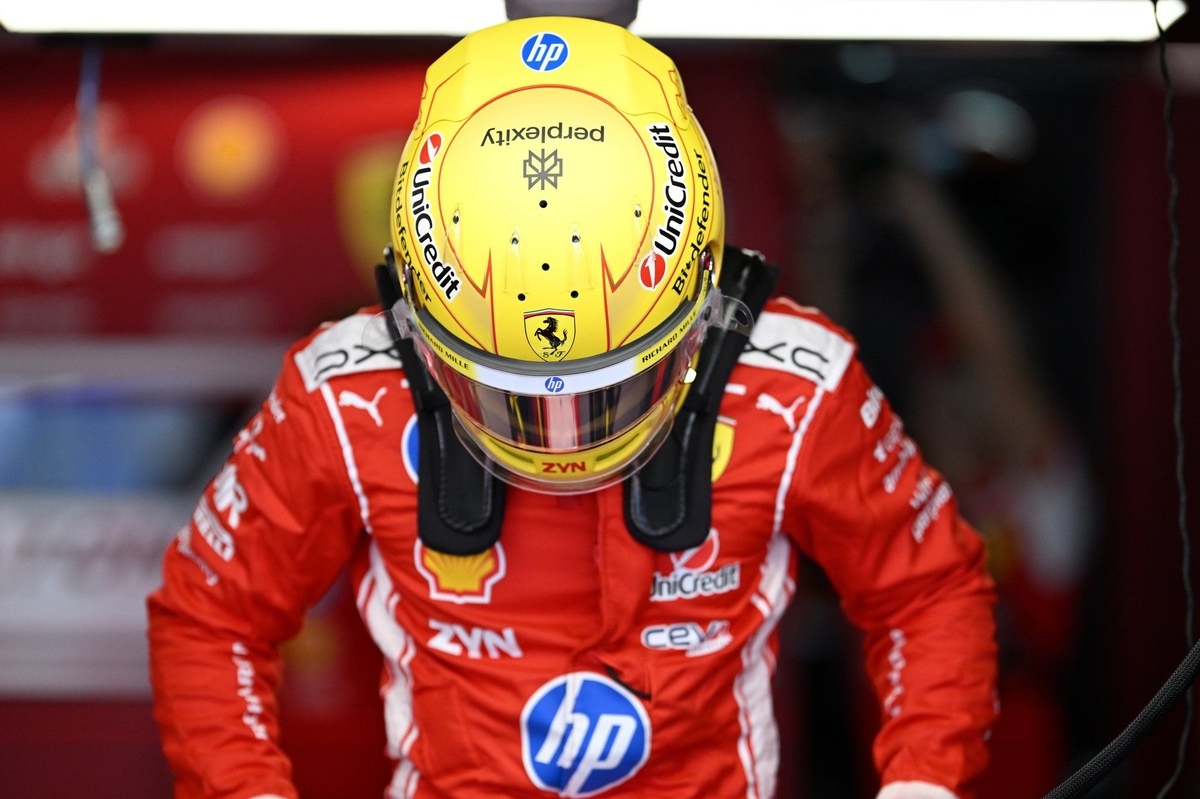 Lewis Hamilton "prie" pour que le moteur de sa Ferrari soit épargné après sa panne en EL2 au Mexique