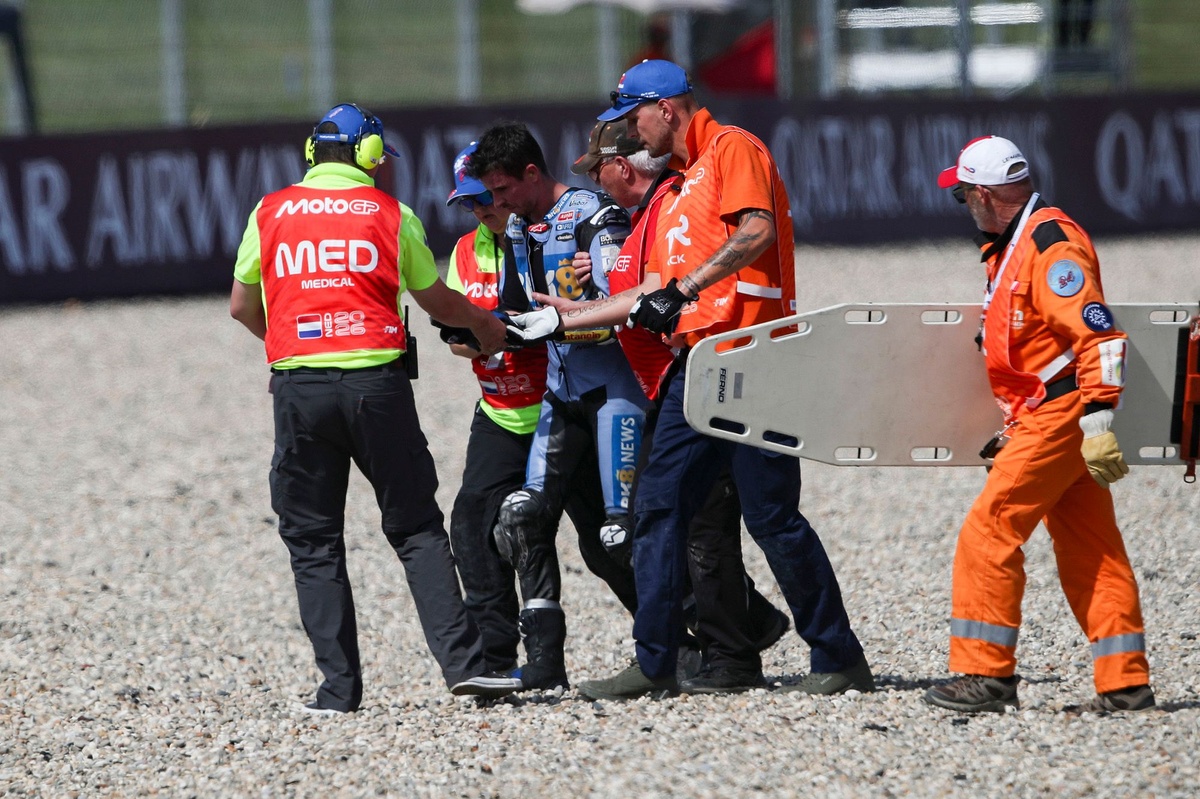 MotoGP | Escluse fratture per Alex Marquez, Aldeguer invece va in ospedale per accertamenti