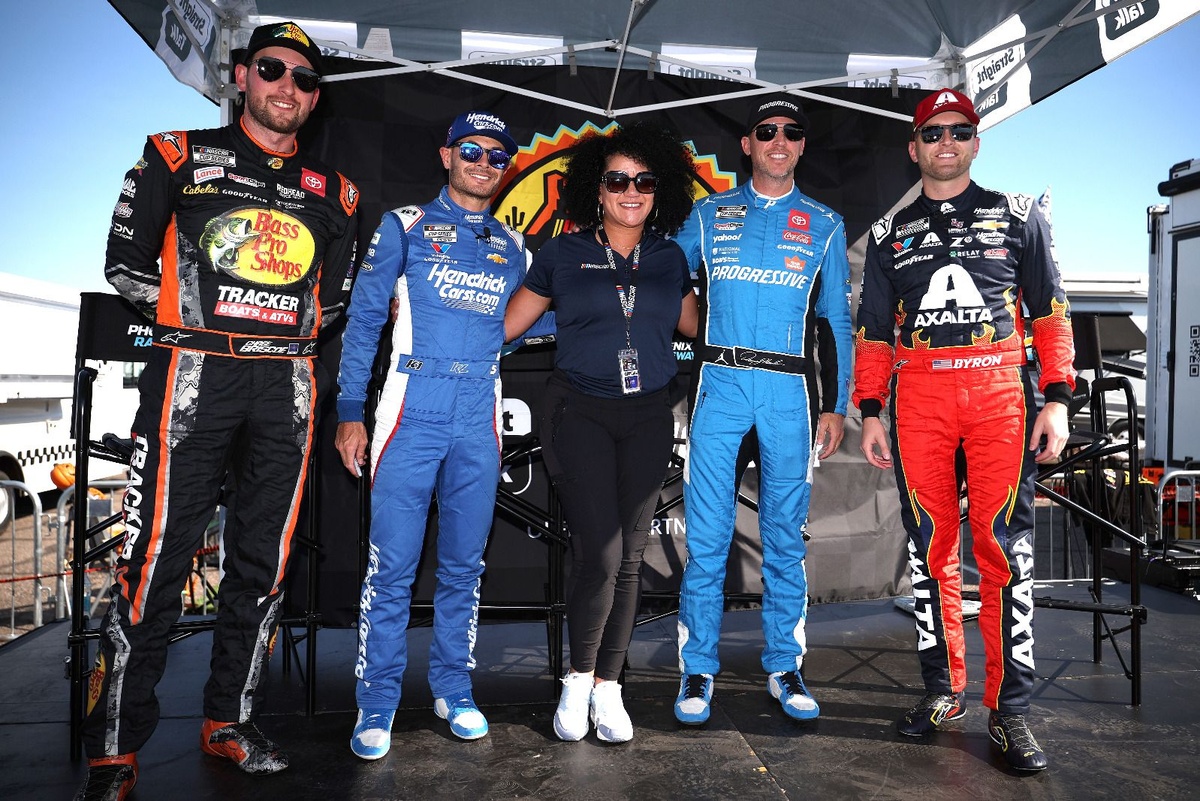 Image for Hamlin playfully loose on NASCAR championship eve