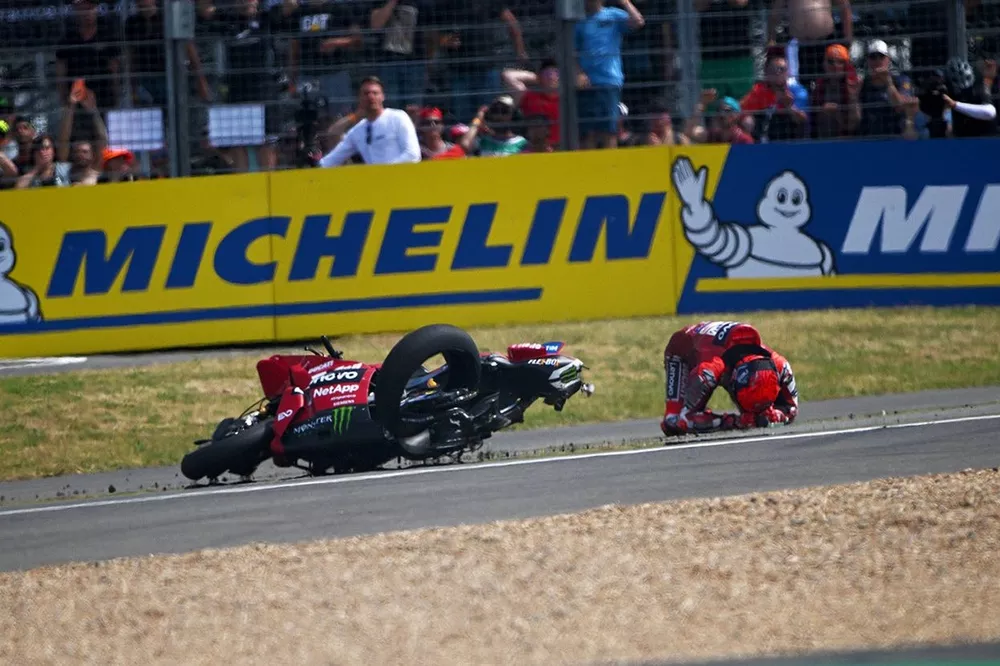 Marc Marquez, Ducati Team crash