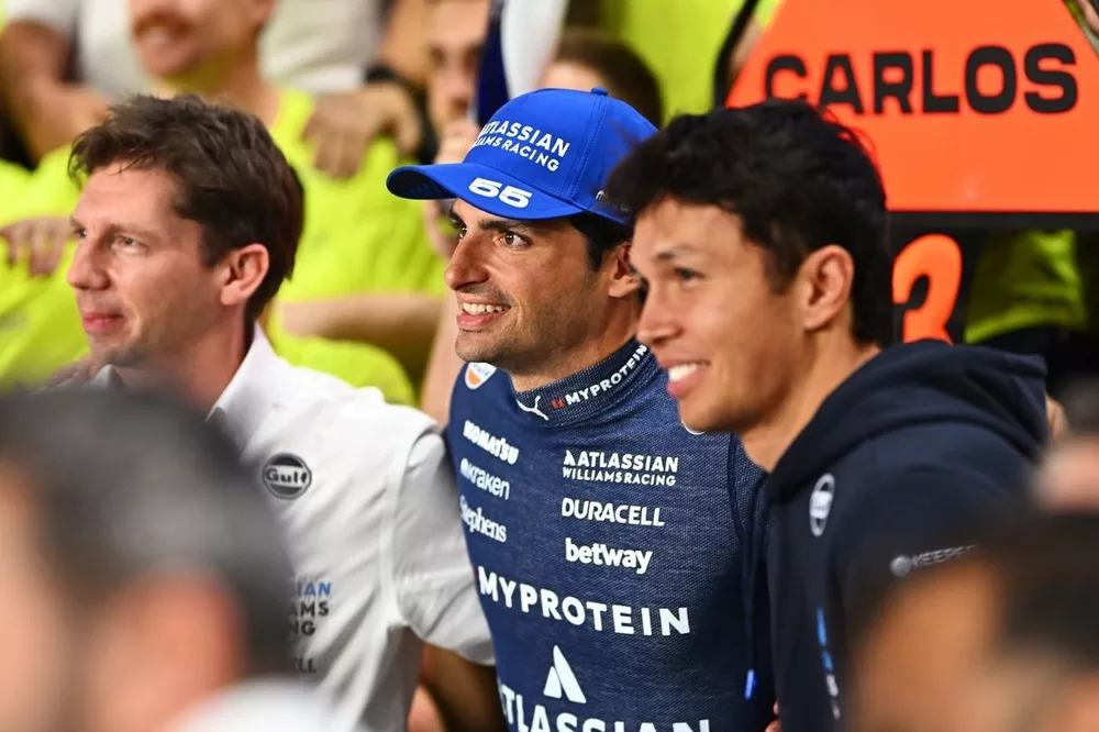Carlos Sainz, Williams, Alexander Albon, Williams