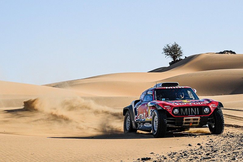 #302 JCW X-Raid Team: Stephane Peterhansel, Paulo Fiuza