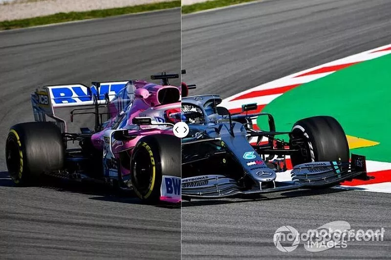Racing Point RP20 vs. Mercedes W11