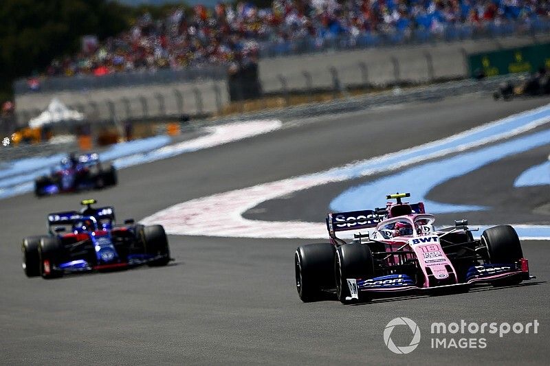 Lance Stroll, Racing Point RP19, Alexander Albon, Toro Rosso STR14