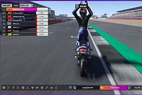 Lorenzo gana la carrera virtual de MotoGP en Silverstone